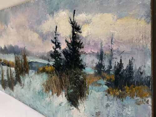 Sam Paonessa Marsh in Winter 9.5x39 Detail2
