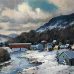 Sam Paonessa Pont Fauborg Lanse St Jean 16x20