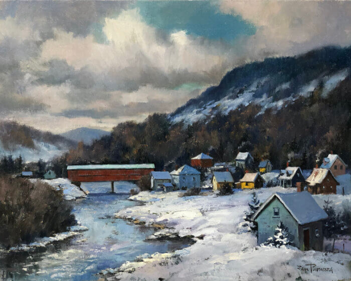 Sam Paonessa Pont Fauborg Lanse St Jean 16x20