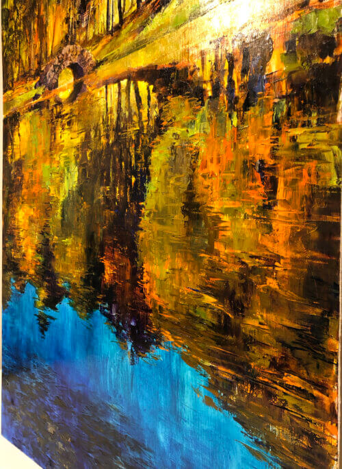 Sam Paonessa Reflection at Mount Mary 40x30 Detail2