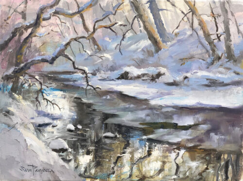 Sam Paonessa Silver Reflections 12x16