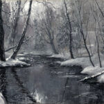 Sam Paonessa Snowy Silence 12x24