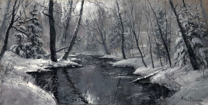 Sam Paonessa Snowy Silence 12x24