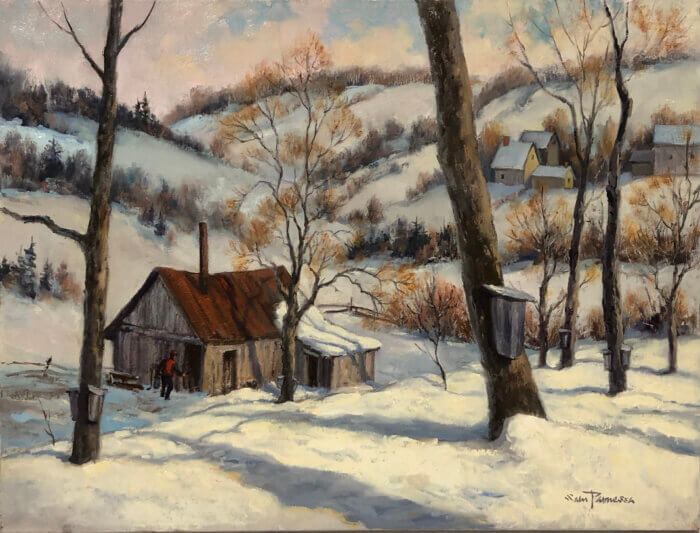 Sam Paonessa Sugaring Time 18x24