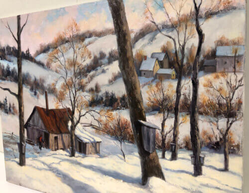 Sam Paonessa Sugaring Time 18x24 Detail2