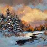 Sam Paonessa Winter Radiance 16x20