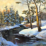 Sam Paonessa Winter Sun 30x40