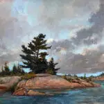 Sam Paonoessa Against The Wind 12x16