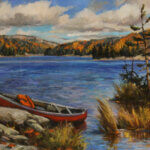 Sam Paonessa Little Superior Lake Killarney 16X20