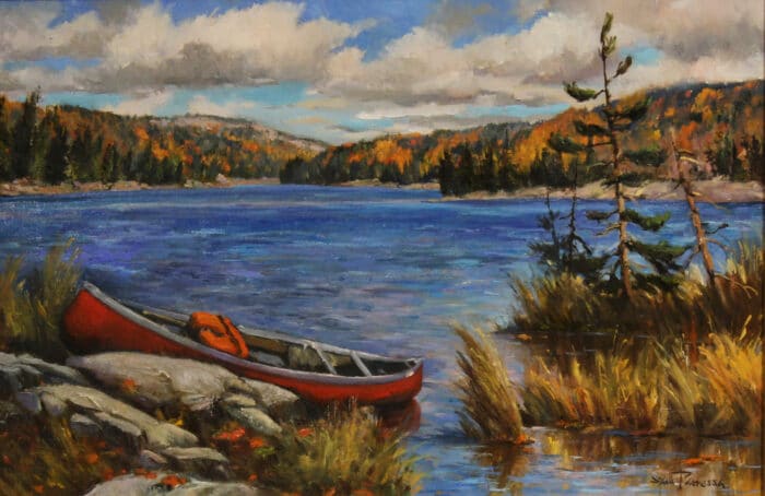 Sam Paonessa Little Superior Lake Killarney 16X20