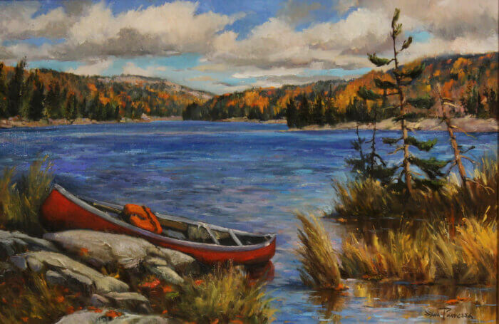 Sam Paonessa Little Superior Lake Killarney 16X20