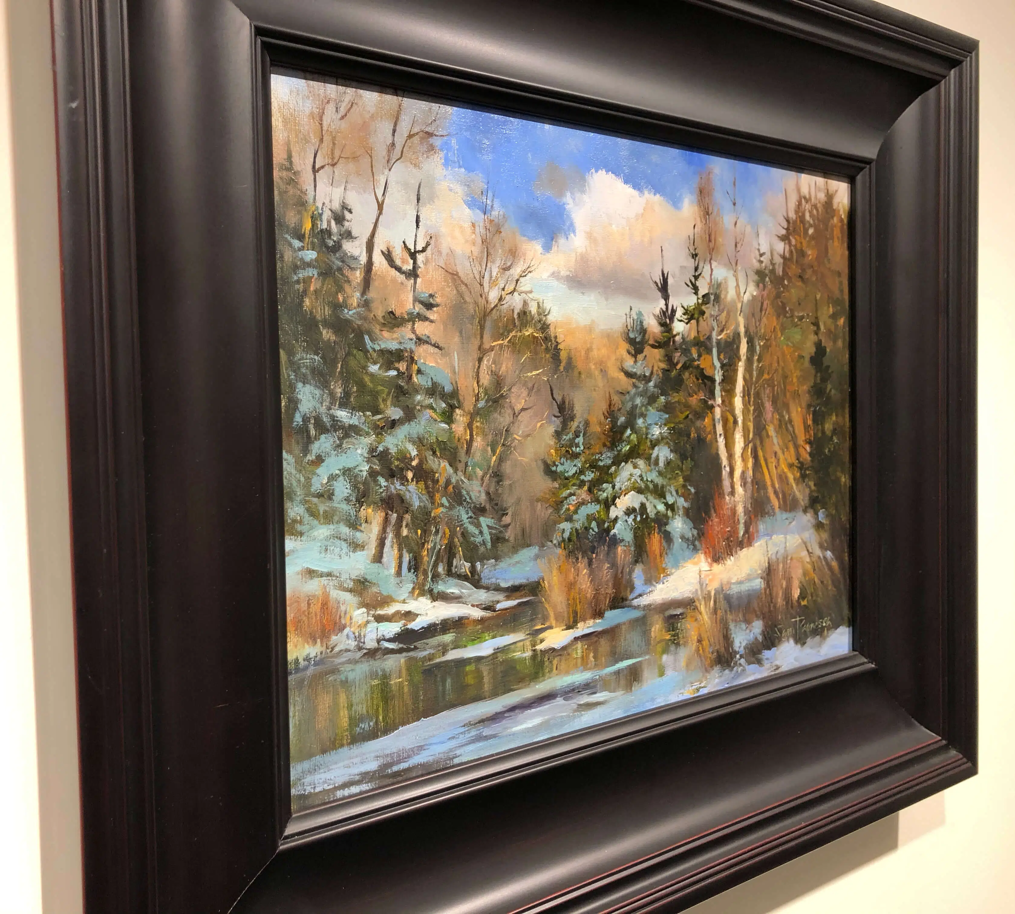 Spring is Coming – original oil on panel by Sam Paonessa, 12″ × 16″