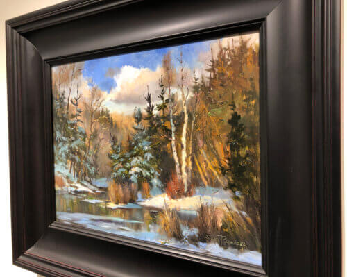 Sam Paonessa Spring is Coming 12x16 Detail2