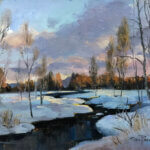 Sam Paonessa Winter Sunlight 12x16