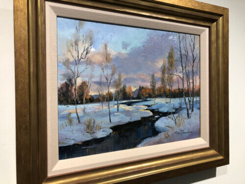 Sam Paonessa Winter Sunlight 12x16 Detail1