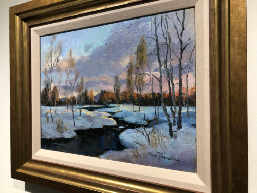 Sam Paonessa Winter Sunlight 12x16 Detail2