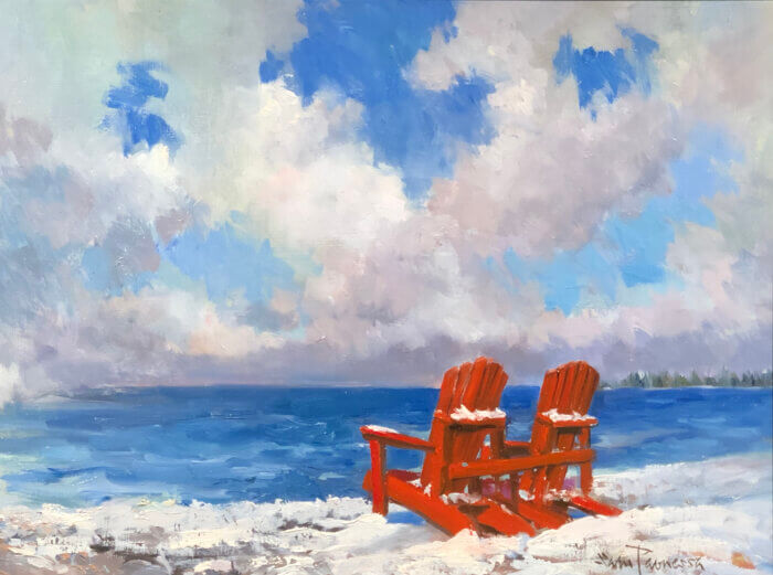 Sam Paonessa Canadian Christmas 12x16