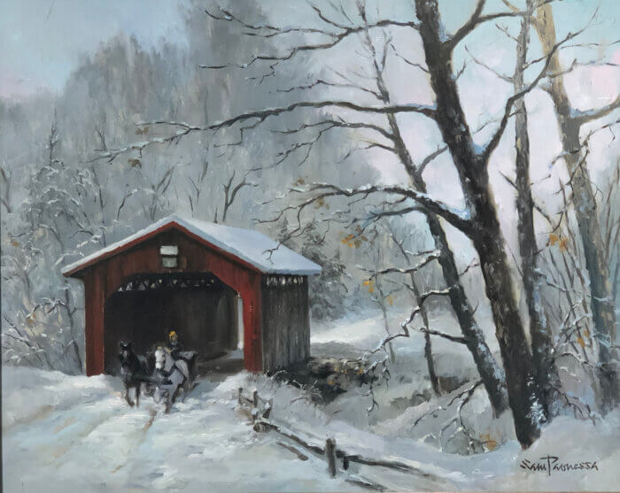Sam Paonessa Covered Bridge 16x20