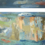 Fiona Hoop To Much Sky diptich 28x60