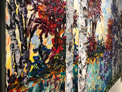 Maya Eventov Birch with Lilac 2 36x48 Detail2