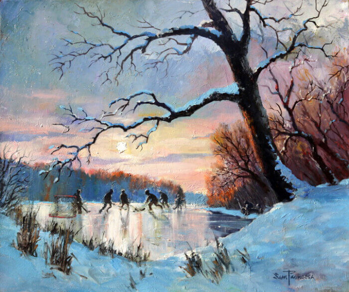 Sam Paonessa Last Goal Wins 20X24