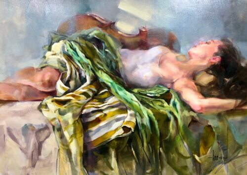 Anna Razumovskaya Dream Divine ORIGINAL 30x40 Detail1
