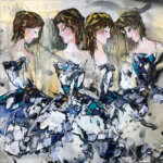 Maya Eventov Ballerina Ensemble of Four 36x48