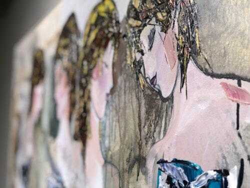 Maya Eventov Ballerina Ensemble of Four 36x48 Detail3