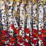 Maya Eventov Night Birch 40x60