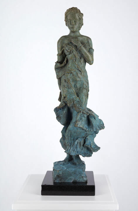 Anna Razumovskaya Holding On Sculpture