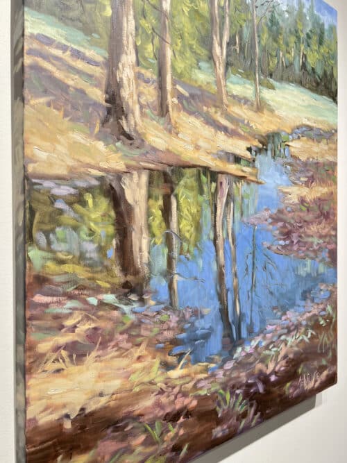 Ann Willsie Central Park Reflections 30x24 Detail 1