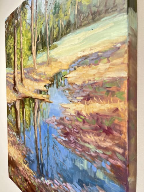 Ann Willsie Central Park Reflections 30x24 Detail 2