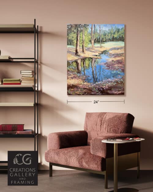 Ann Willsie Central Park Reflections 30x24 Room View 9100