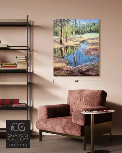 Ann Willsie Central Park Reflections 30x24 Room View 9100