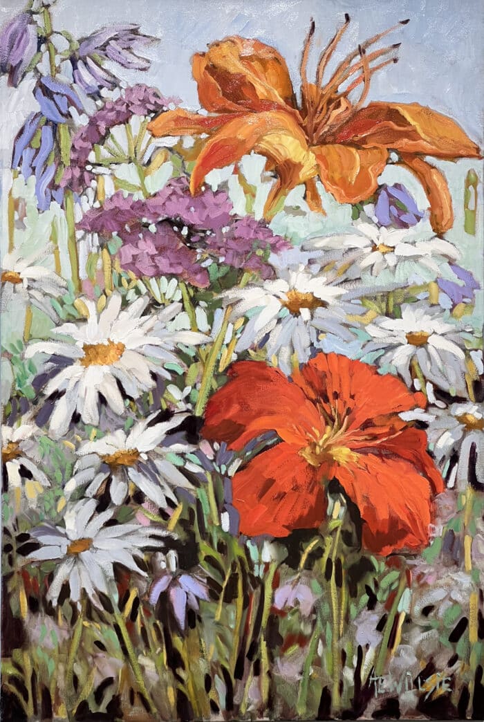Ann Willsie Lillies and Daisies 36x24