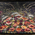 Maya Eventov Floral Poppies In Bloom 24x48