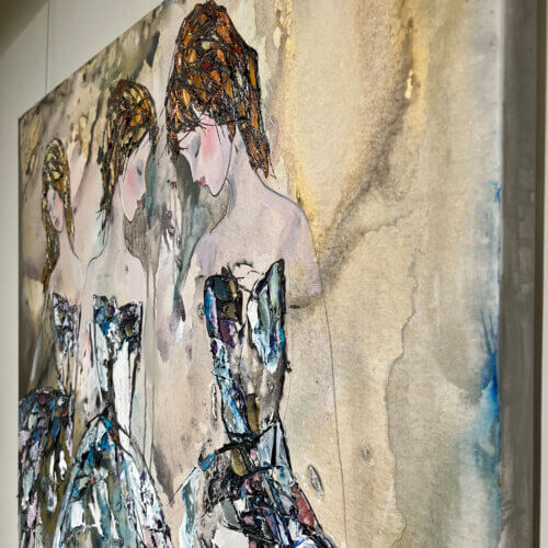 Maya Eventov Abstract Ballerina Dancers 4 40x40 Detail2