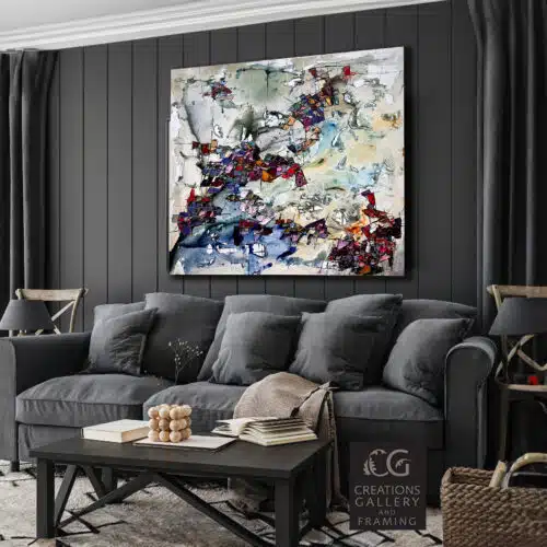 Maya Eventov Abstract IV 48x48 Room View 982