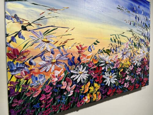 Maya Eventov Floral Fields A Bloom 24x36 Detail1