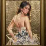 Anna Razumovskaya Time After Time 2 24x18 ORIGINAL Framed