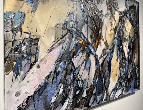 Maya Eventov Abstract Reclining Figure 2 30x40 Detail1