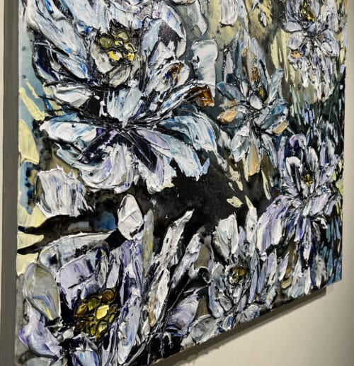 Maya Eventov Floral White Spectrum 36x36 Detail1