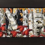 Maya Eventov Night Birch 12x48 Framed