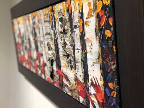 Maya Eventov Night Birch 12x48 Framed D3