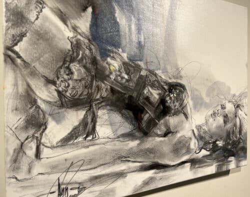 Anna Razumovskaya Being An Angel 3 18x24 Original D2