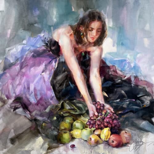 Anna Razumovskaya Giving 1 40x40 Original D1