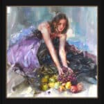 Anna Razumovskaya Giving 1 40x40 Original Framed