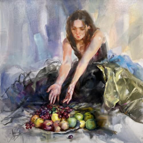 Anna Razumovskaya Giving 2 40x40 Original D1
