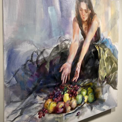 Anna Razumovskaya Giving 2 40x40 Original D2