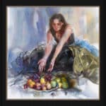 Anna Razumovskaya Giving 2 40x40 Original Framed